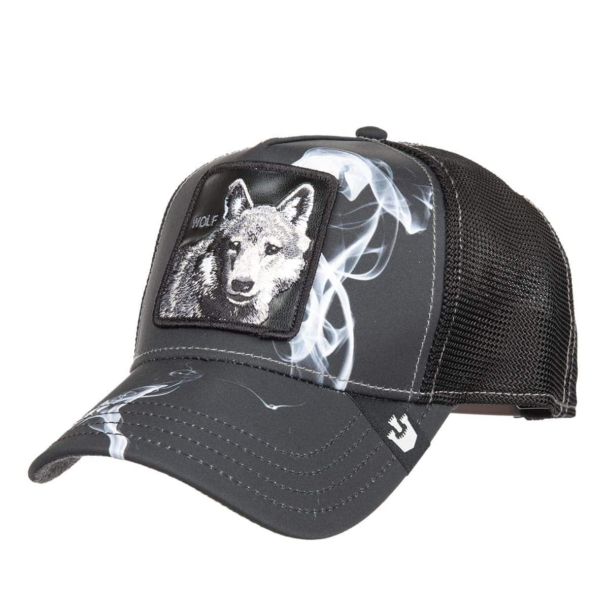 Goorin Motiv Wolf Asphalt Jungle Trucker Baseball Cap Online