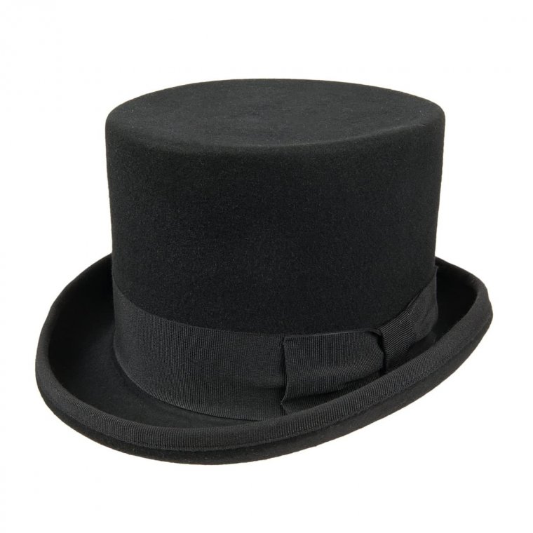 Black store stovepipe hat