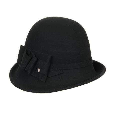 hat Cloche for woman with small brim model Aurora --> Online
