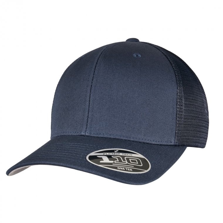 FLEXFIT breathable trucker cap dark blue