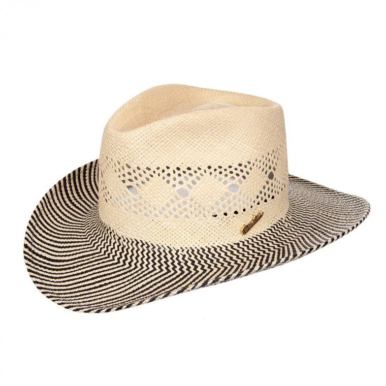 BORSALINO Lewis Quito Two Tone Wide Brim Panama Hat Online