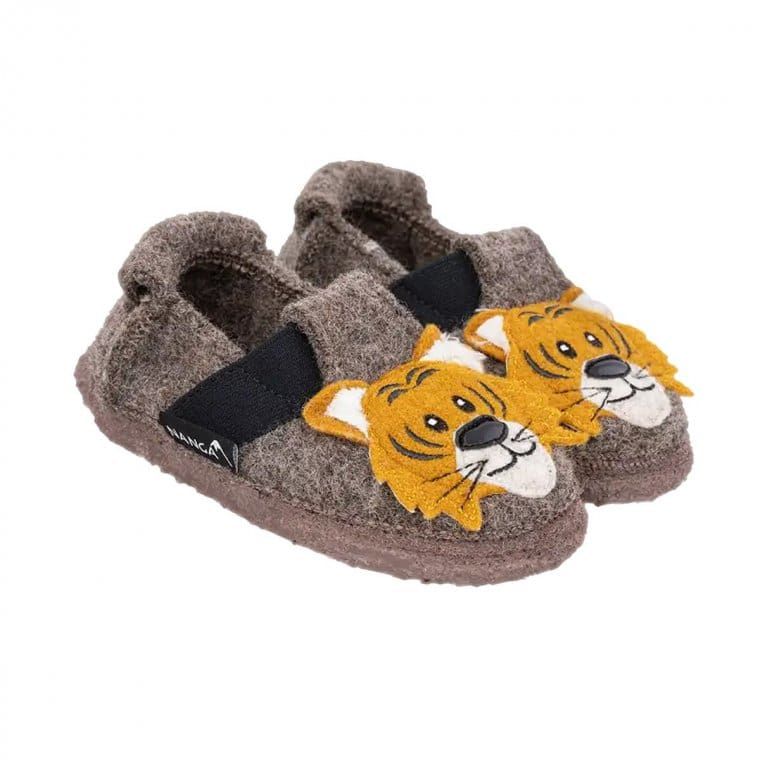 Childrens tiger best sale slippers uk