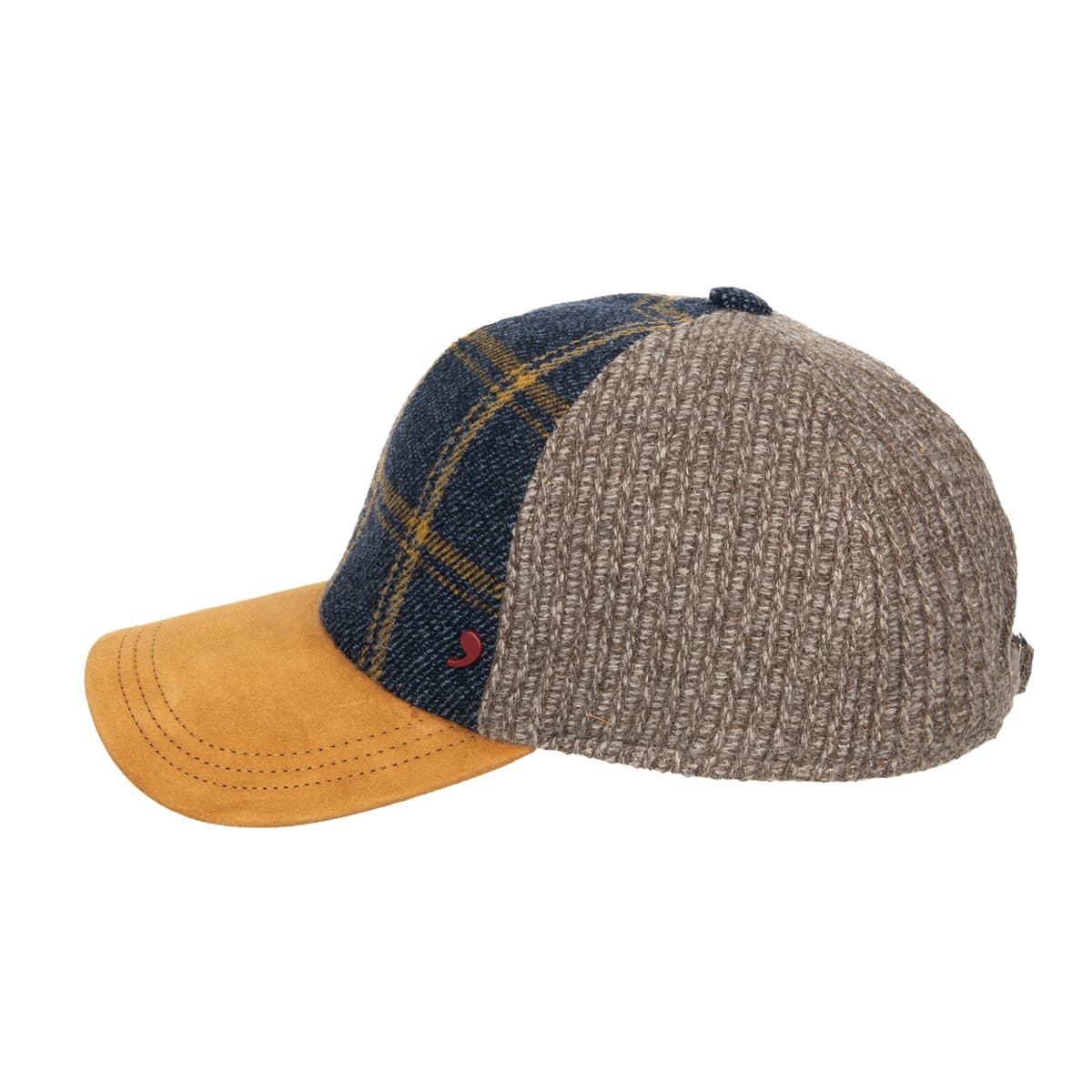 ALFONSO D'ESTE | Men's baseball cap made from virgin wool