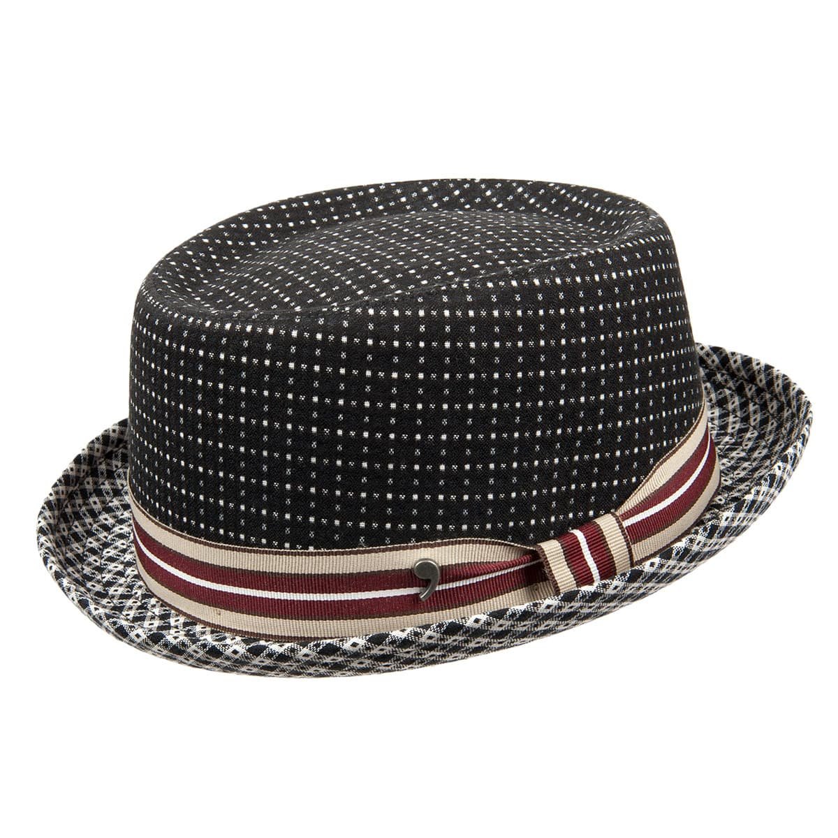 Alfonso D'Este Pork Pie Hut - Wollfilzhut Made In Italy Herren