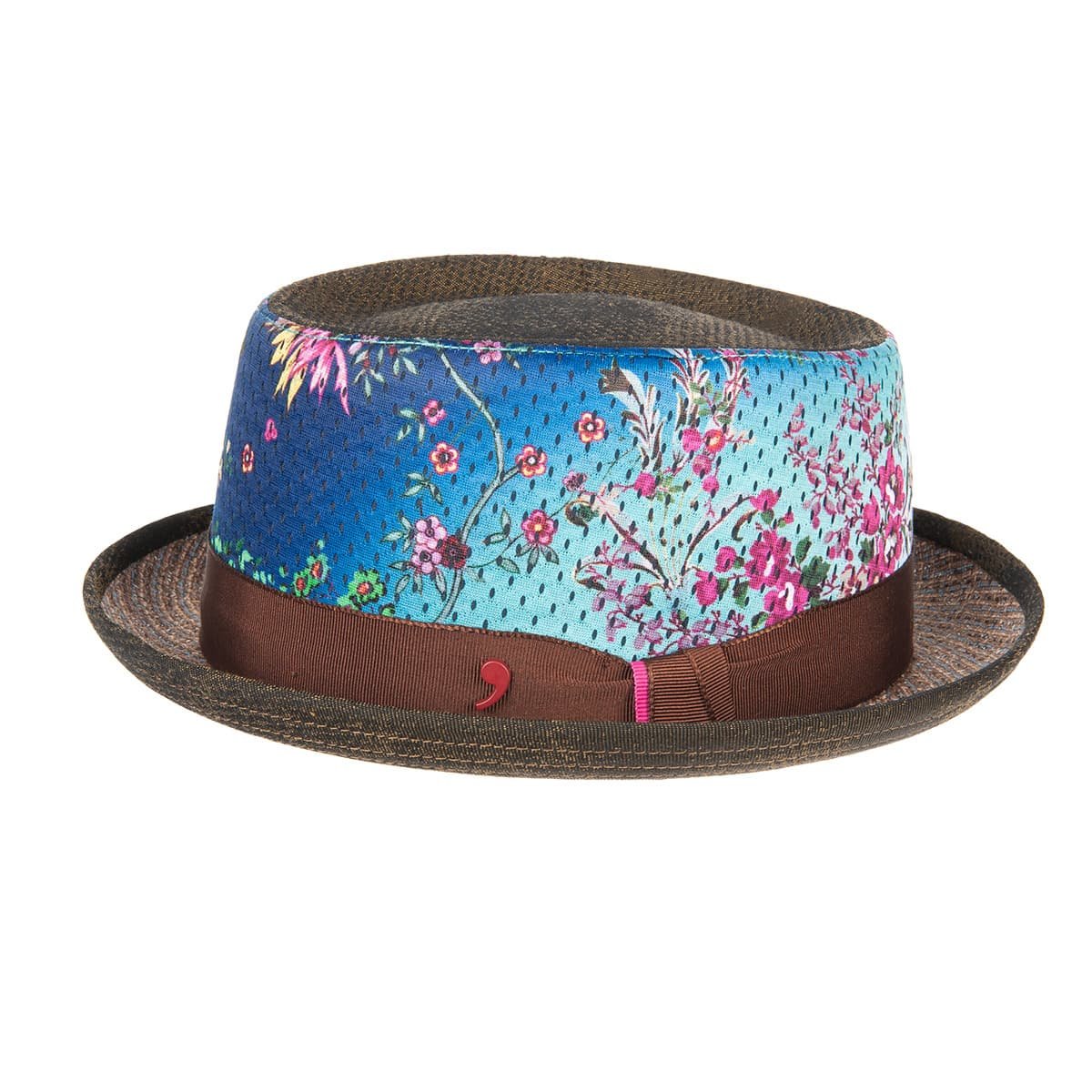 ALFONSO D'ESTE | Mens Pork Pie Hat Made Of Wool And Silk --> Online