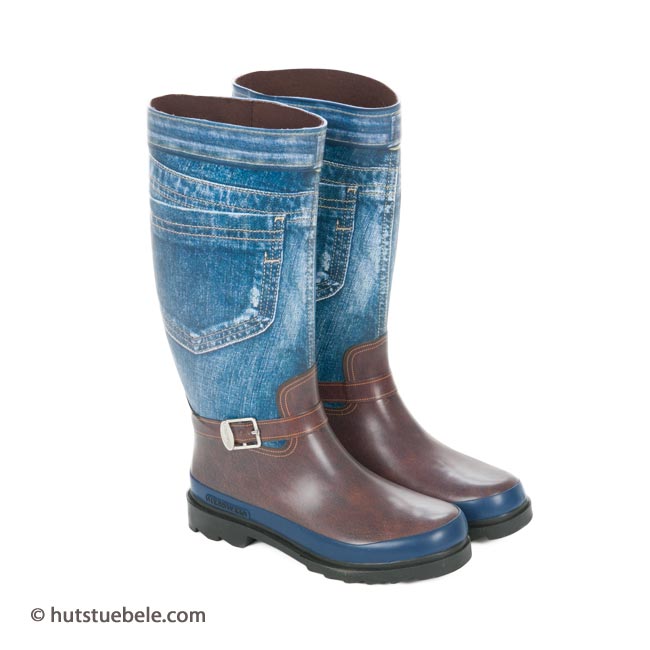 Damenstiefel Westendorf bx Giesswein Regenstiefel in Jeans Optik