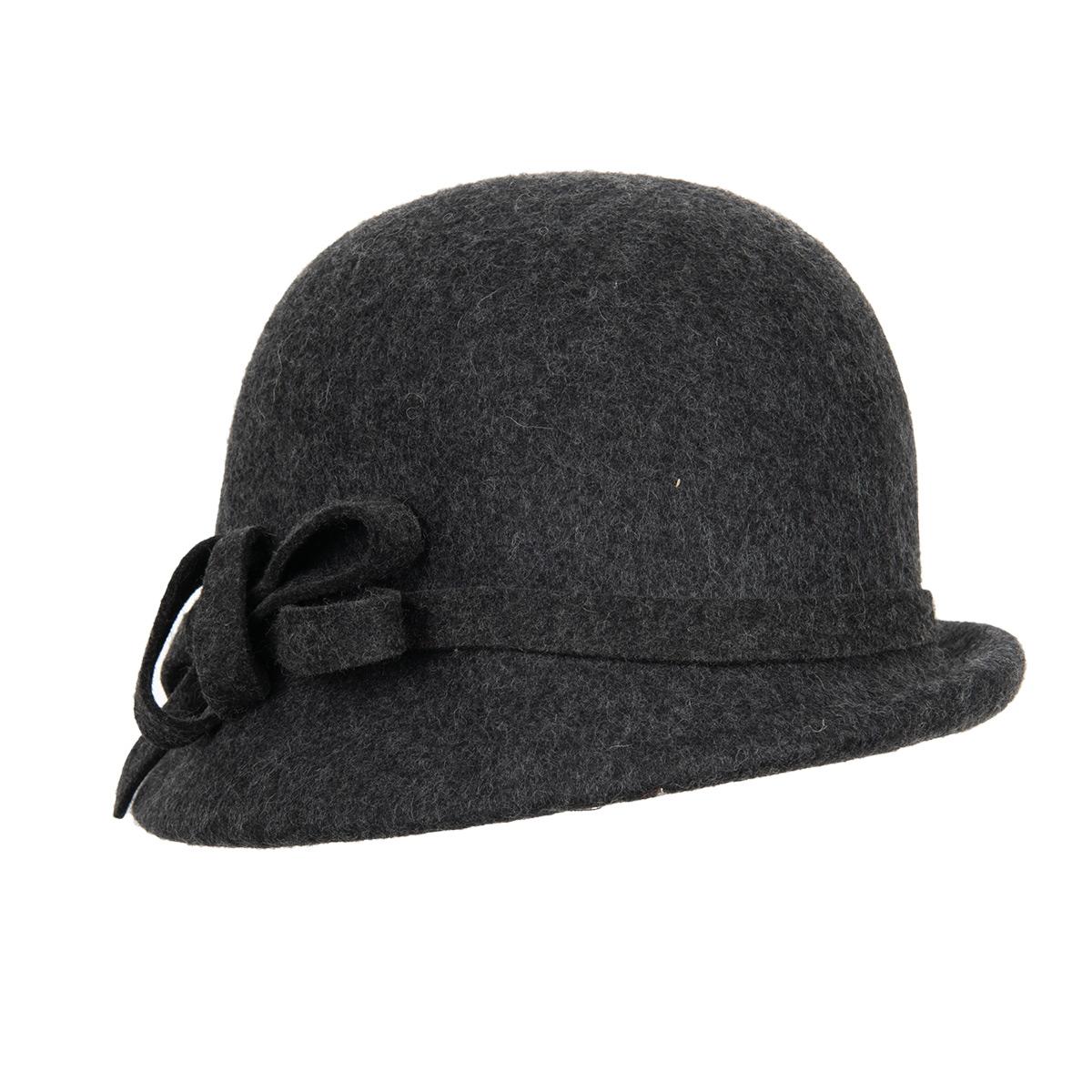 FASHION | Damenhut Glocke mit kleiner Krempe in Wollfilz