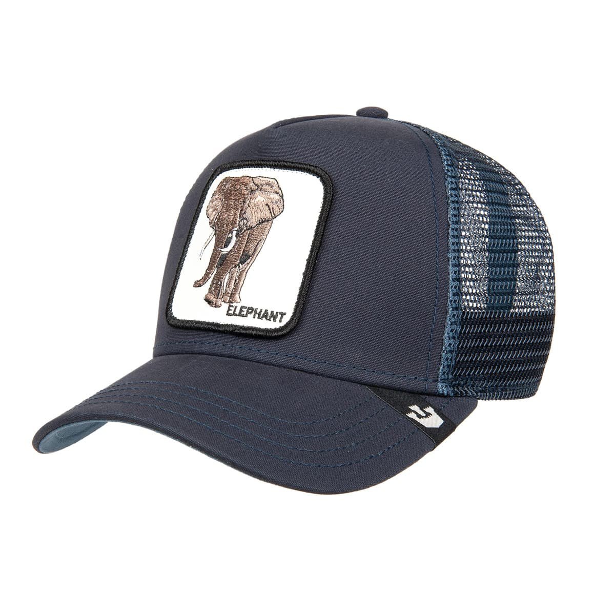 GOORIN | Elephant Trucker Cap navy blau --> Online Hatshop for hats, caps,  headbands, gloves and scarfs