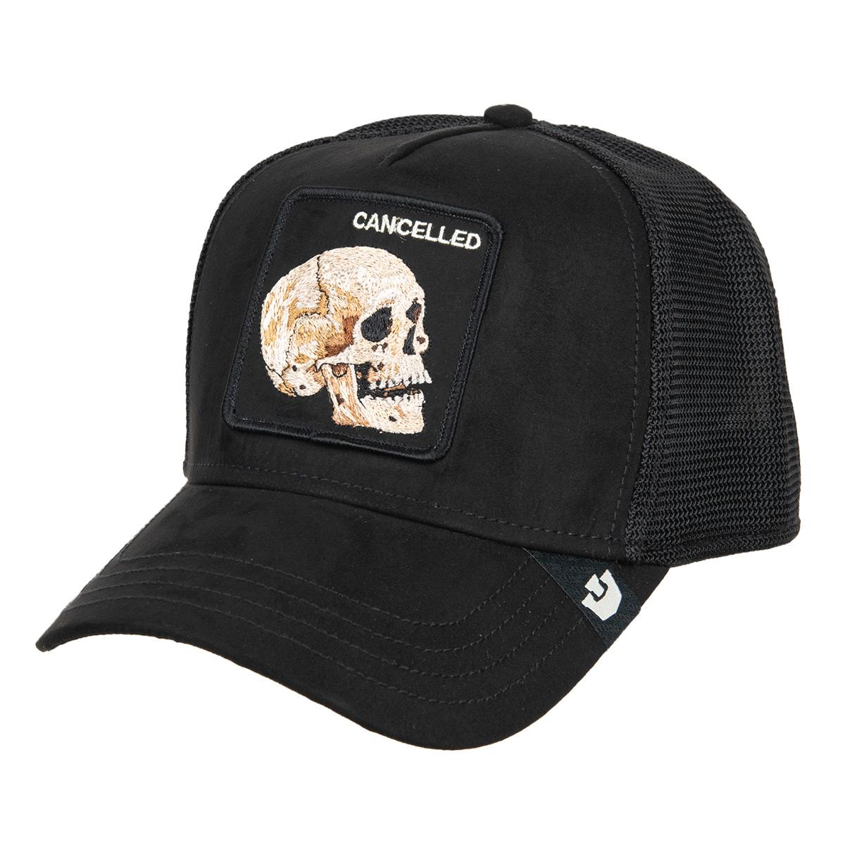 GOORIN | Motiv: SUEDE CANCELLED SKULL TRUCKER Schildm�tze