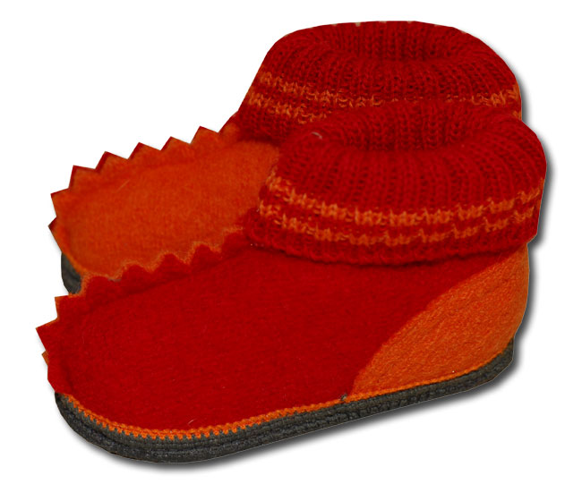 Hüttenschuh Ötz Kids - Hausschuh Aus 100% Schurwolle Für Kinder