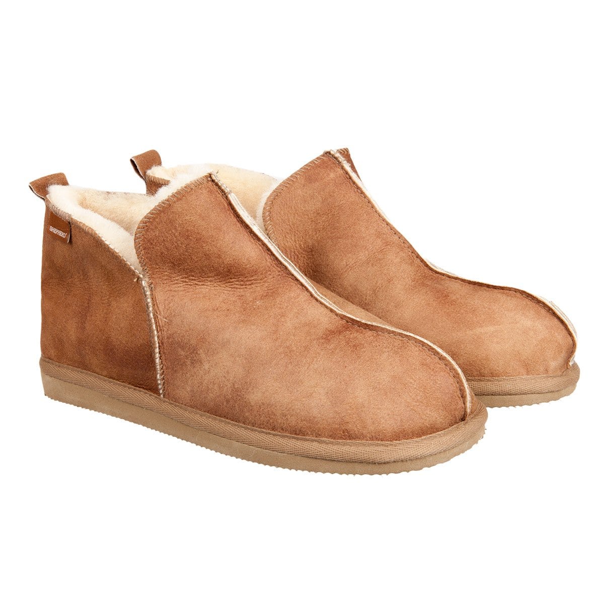 Lambskin slippers with robust non-slip outsole Anton Shepherd