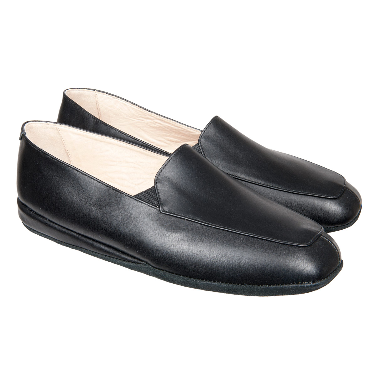 Leather slippers for men handmade in Italy of high quality
