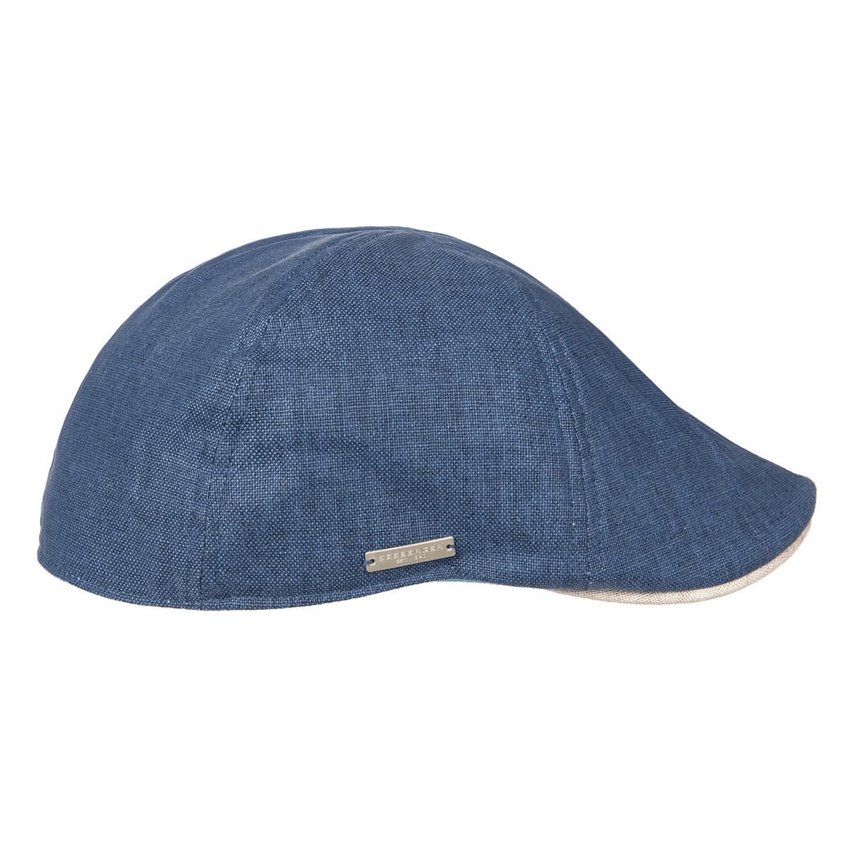 SEEBERGER Hüte, sowie | Baumwolle-Leinen Unisex --> Flatcap - Mützen, warme kuschelig Hutstuebele Schals Handschuhe, in