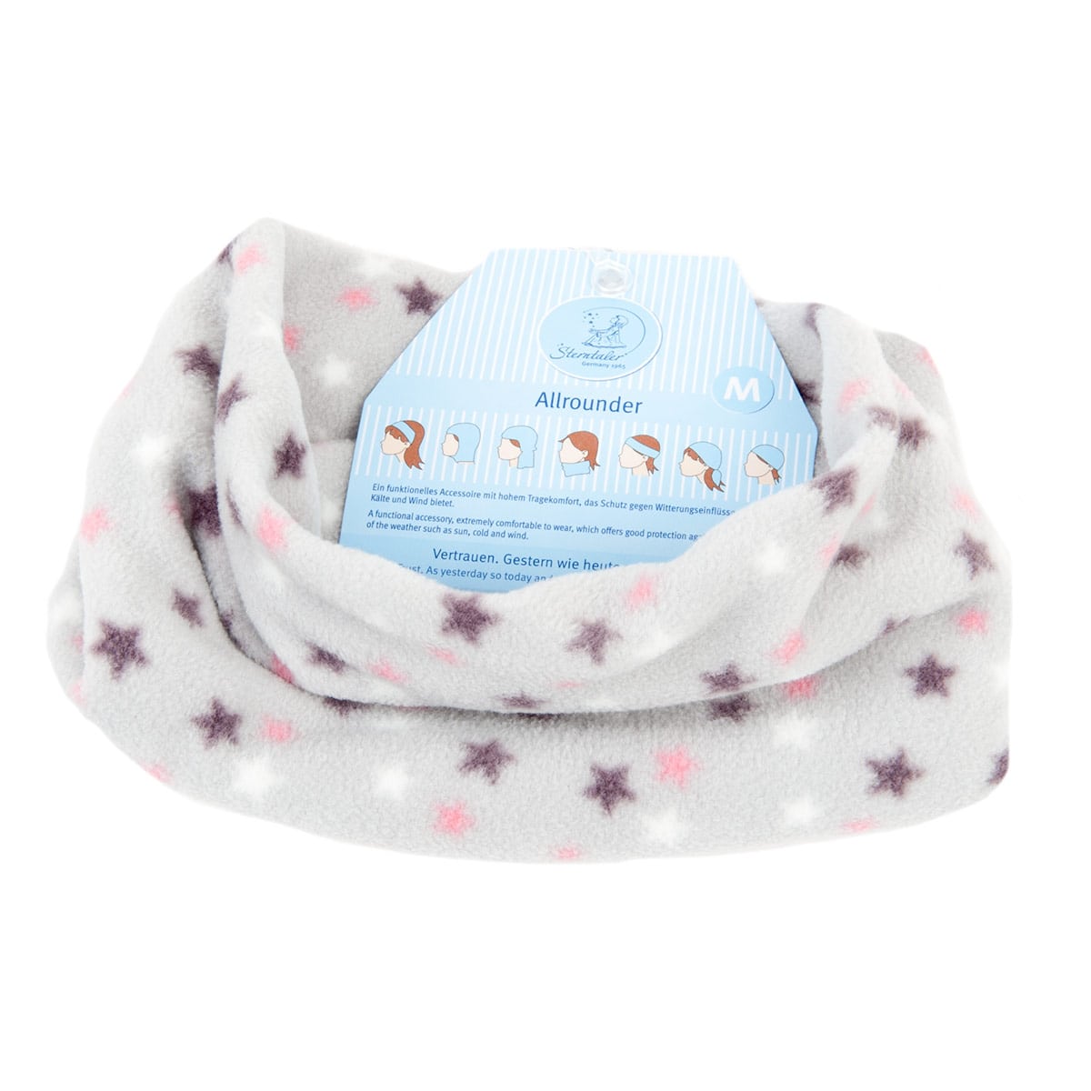 Sterntaler Schal Sciarpa Sciarpa, Unisex - Bimbi 0-24, Grigio (silber