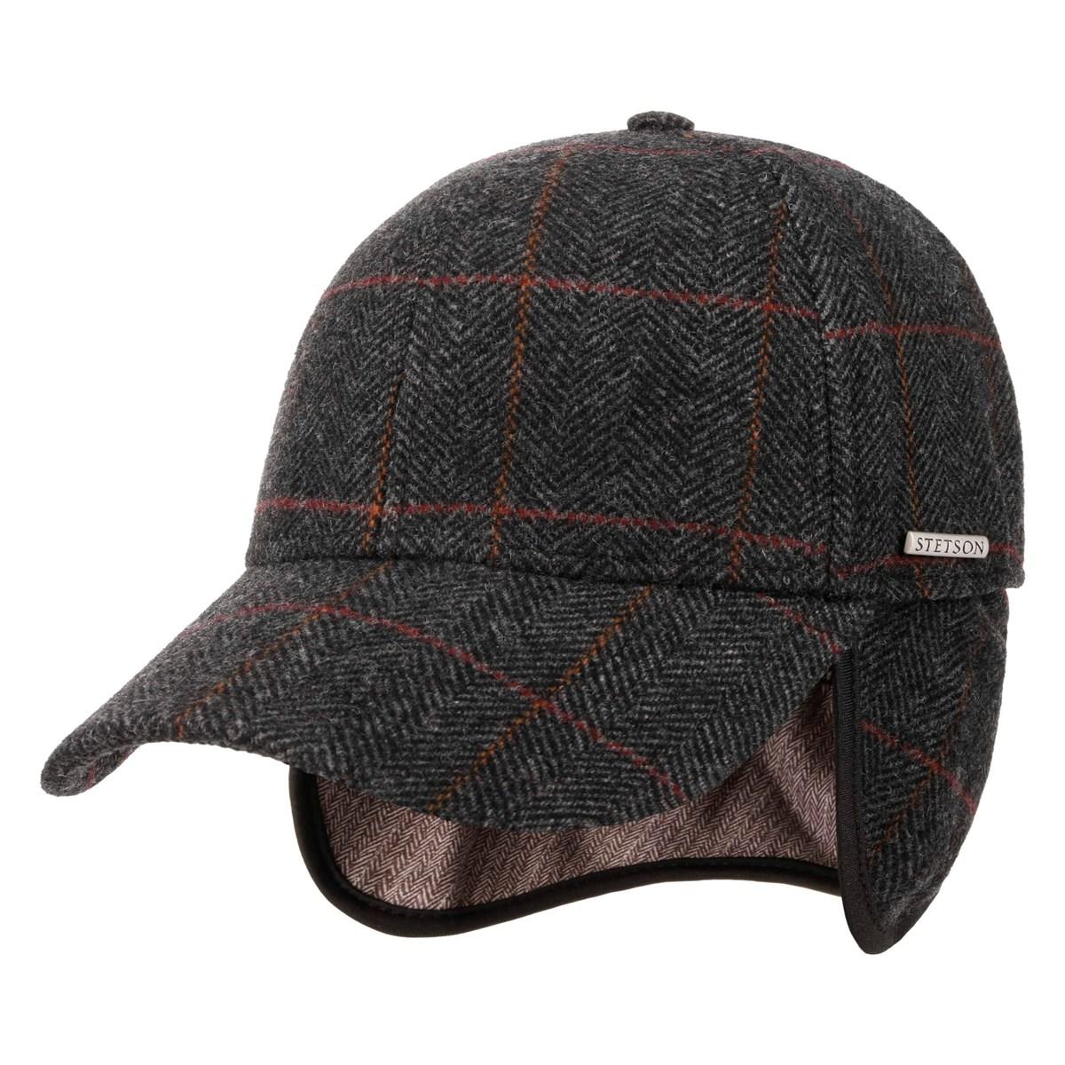 STETSON | Baseballcap aus Wolle mit Ohren und Nackenschutz