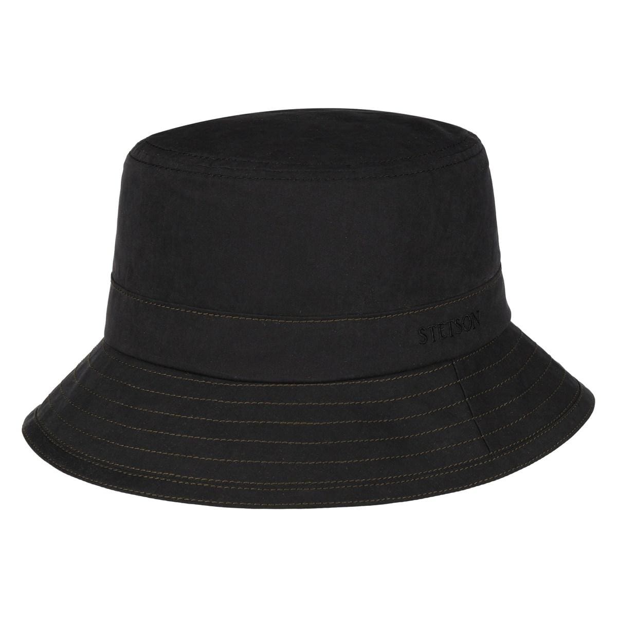 STETSON | Bucket Fischerhut aus gewachster Baumwolle WR
