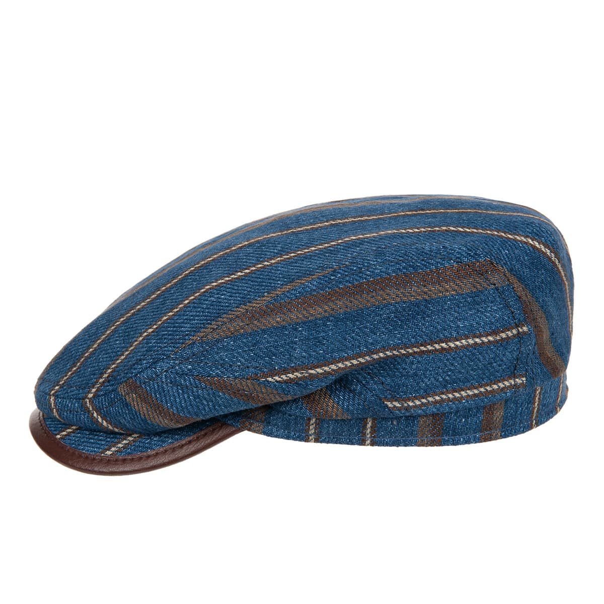 STETSON  Driver Cap Linen Stripe for Men --> Online Hatshop for