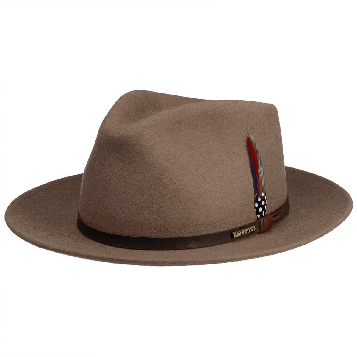 STETSON | Fedora Woolfelt Eleganter Herrenhut aus Wolle