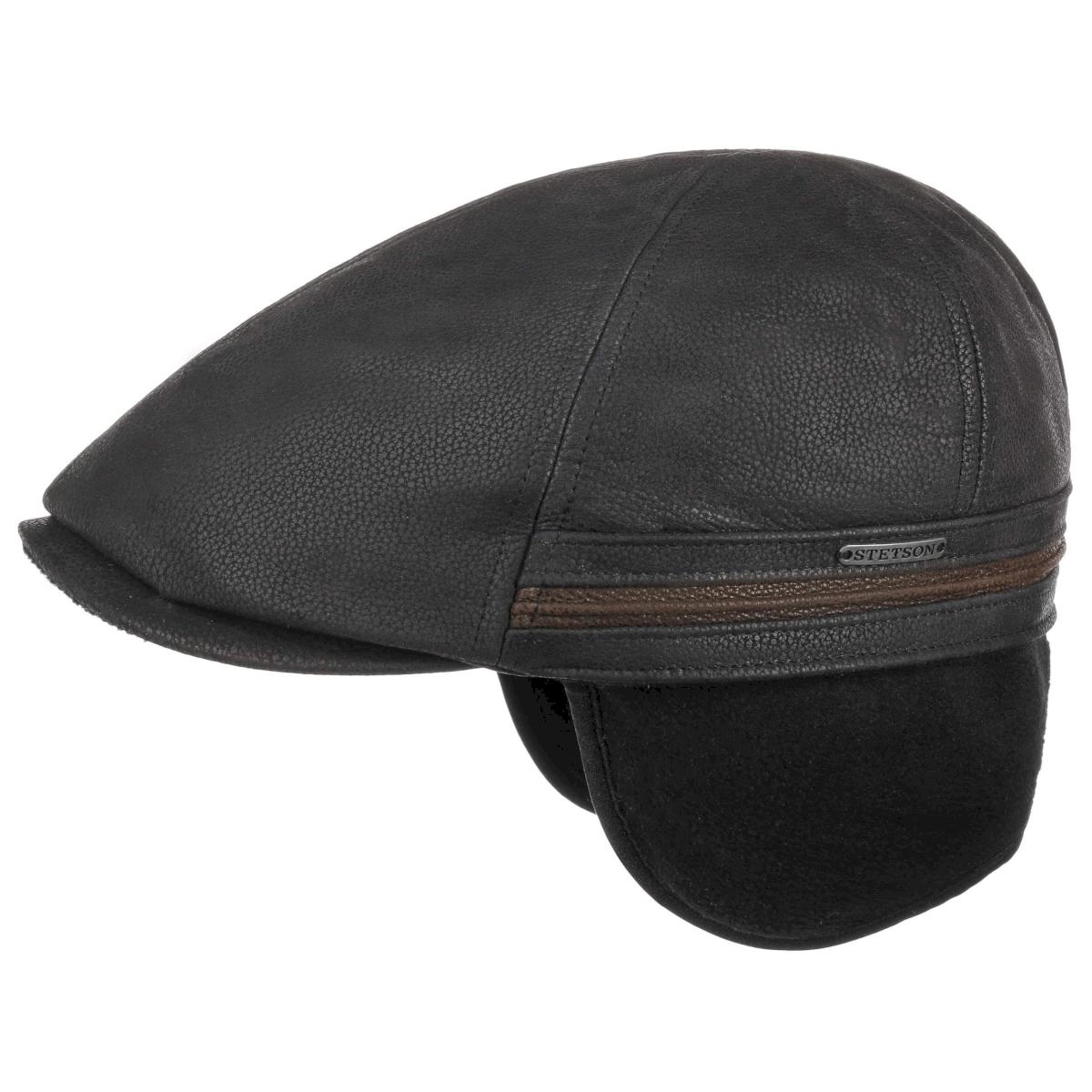 STETSON | Lederm�tze mit Ohrenklappen Redding