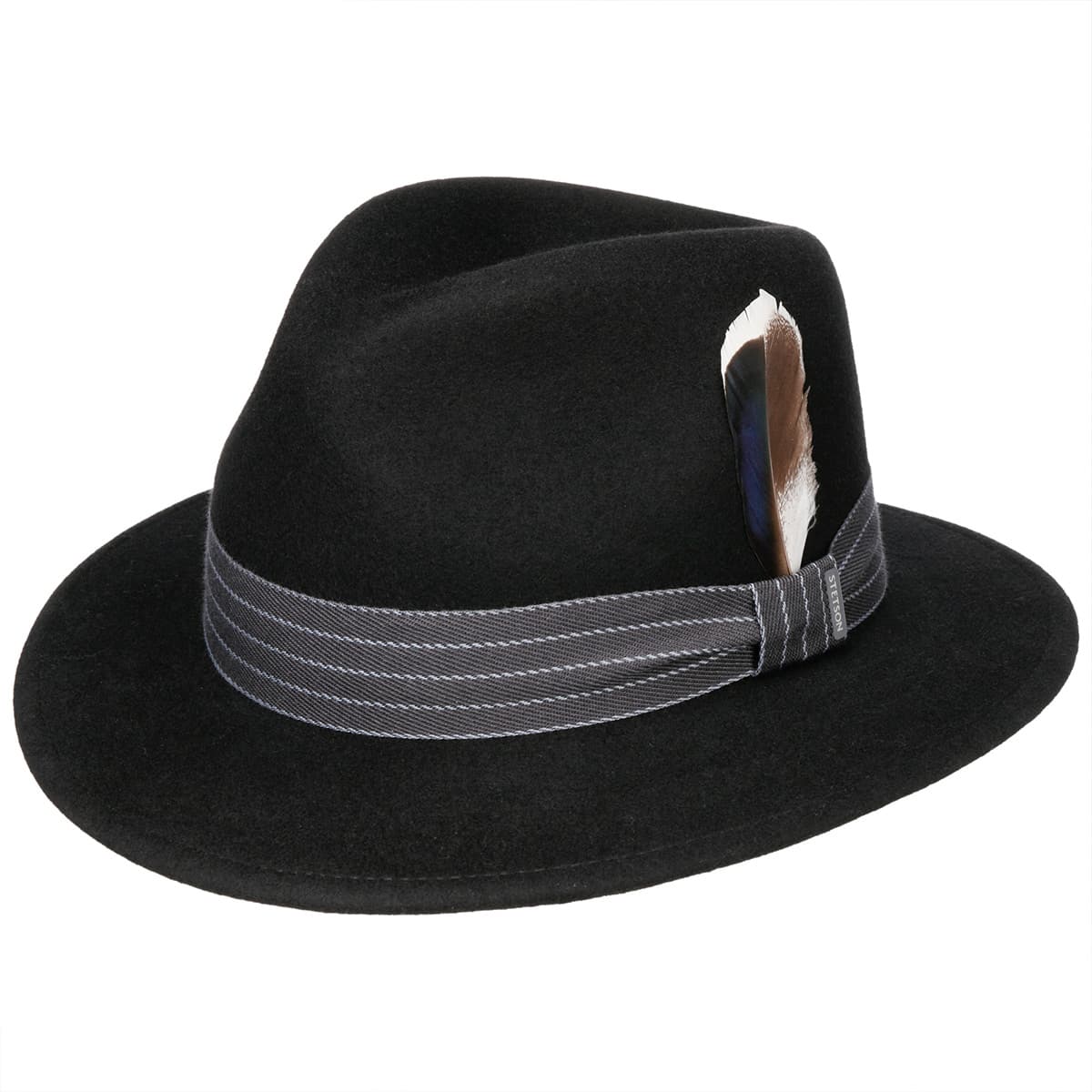 STETSON | Traveller Woolfelt Outdoor Herren Filzhut mit breiter Krempe