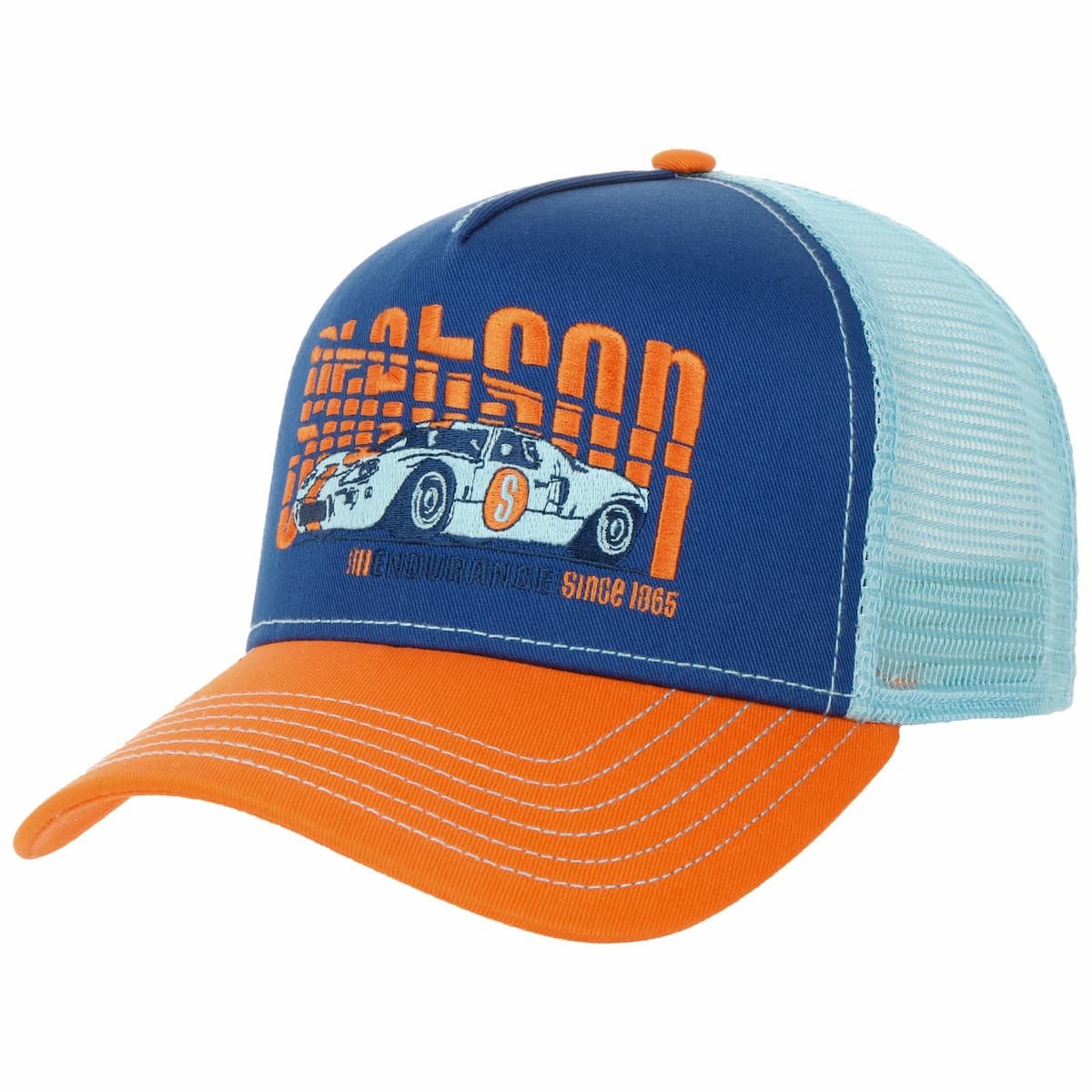 Stetson Glacier Mountain Patch ( Chocolate / Beige ) - Trucker Cap