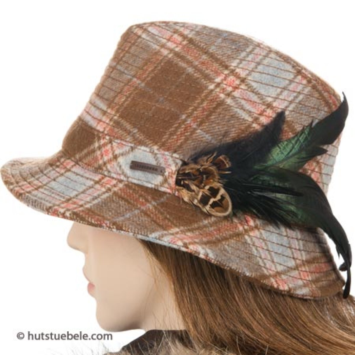ladies hat by Seeberger with a small brim --> Online Hatshop for hats, caps,  headbands, gloves and scarfs