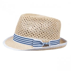 HUTTER Extremely popular straw hat with an extra wide brim